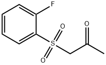 1-[(2-Fluorophenyl)sulfonyl]propan-2-one Structure