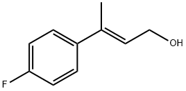 2-Buten-1-ol, 3-(4-fluorophenyl)-, (2E)- Structure