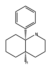 Quinoline, decahydro-8a-phenyl-, (4aR,8aR)- Structure