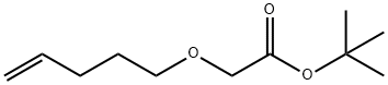 Acetic acid, 2-(4-penten-1-yloxy)-, 1,1-dimethylethyl ester Structure