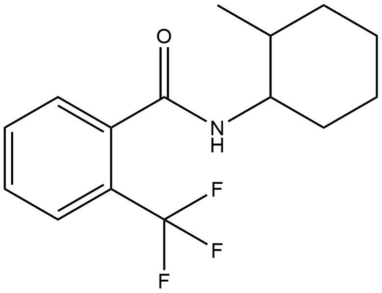 N-(2-Methylcyclohexyl)-2-(trifluoromethyl)benzamide Structure