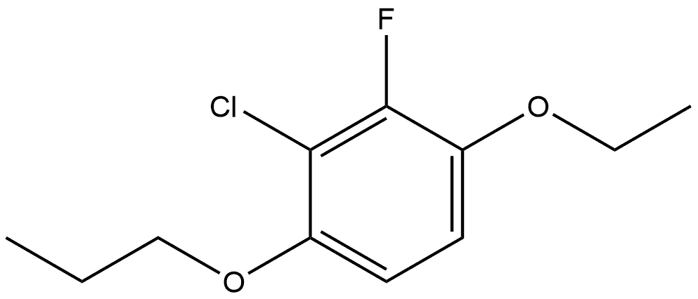 2-Chloro-4-ethoxy-3-fluoro-1-propoxybenzene Structure