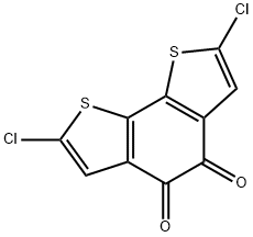 Benzo[2,1-b:3,4-b'']dithiophene-4,5-dione, 2,7-dichloro- Structure