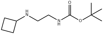 Carbamic acid, N-[2-(cyclobutylamino)ethyl]-, 1,1-dimethylethyl ester Structure