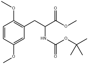 methyl 2-{[(tert-butoxy)carbonyl]amino}-3-(2,5-dimethoxyphenyl)propanoate Structure