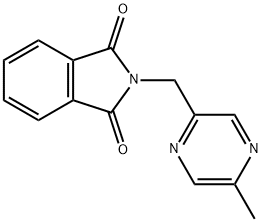 1H-Isoindole-1,3(2H)-dione, 2-[(5-methyl-2-pyrazinyl)methyl]- Structure