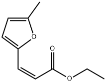 2-Propenoic acid, 3-(5-methyl-2-furanyl)-, ethyl ester, (2Z)- Structure