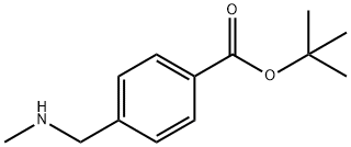 Benzoic acid, 4-[(methylamino)methyl]-, 1,1-dimethylethyl ester Structure