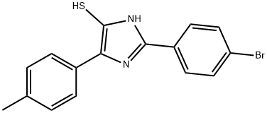 2-(4-Bromophenyl)-5-(4-methylphenyl)-1H-imidazole-4-thiol Structure