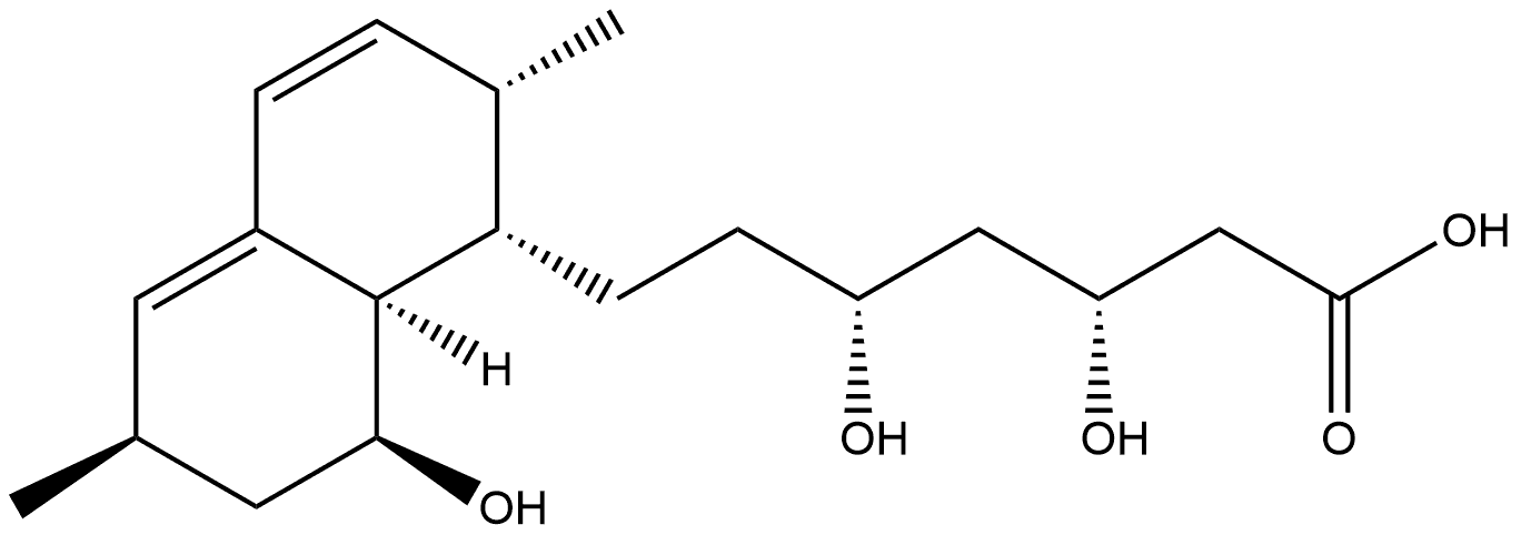 Lovastatin Triol Acid Sodium Salt 구조식 이미지