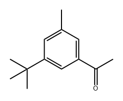 Ethanone, 1-[3-(1,1-dimethylethyl)-5-methylphenyl]- 구조식 이미지