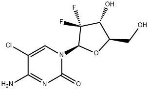 2'-Deoxy-5-chloro-2',2'-difluorocytidine Structure