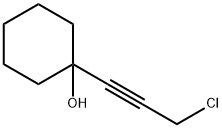 1-(3-Chloro-1-propyn-1-yl)cyclohexanol 구조식 이미지