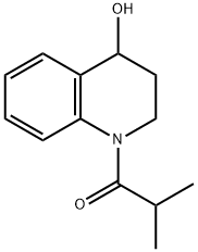 1-Propanone, 1-(3,4-dihydro-4-hydroxy-1(2H)-quinolinyl)-2-methyl- Structure