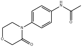 Acetamide, N-[4-(3-oxo-4-morpholinyl)phenyl]- 구조식 이미지