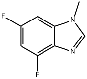 1H-Benzimidazole, 4,6-difluoro-1-methyl- Structure