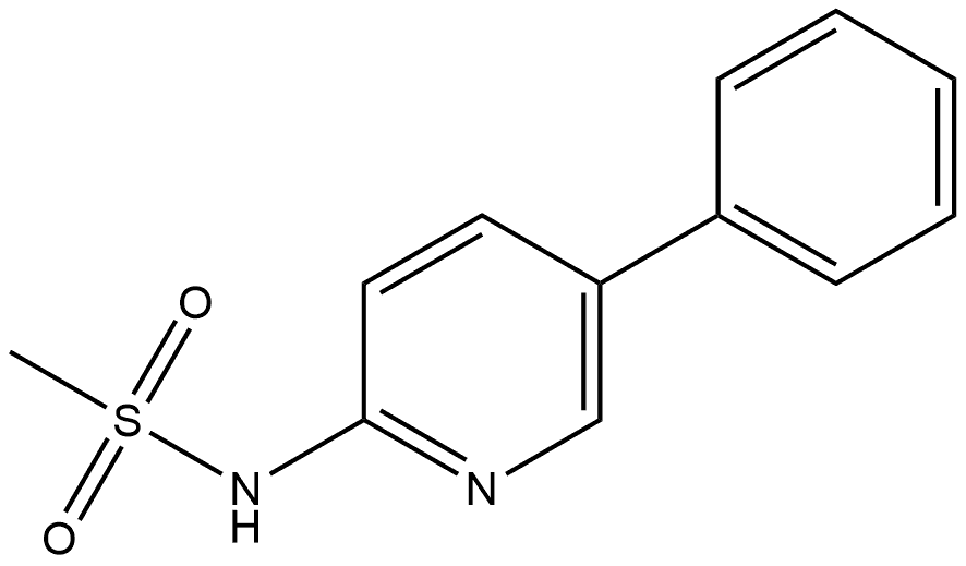 N-(5-Phenyl-2-pyridinyl)methanesulfonamide Structure