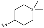 Silacyclohexan-4-amine, 1,1-dimethyl- Structure