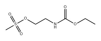 Carbamic acid, [2-[(methylsulfonyl)oxy]ethyl]-, ethyl ester (9CI) 구조식 이미지