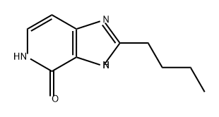 4H-Imidazo[4,5-c]pyridin-4-one, 2-butyl-3,5-dihydro- 구조식 이미지