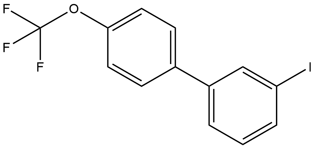 3-Iodo-4′-(trifluoromethoxy)-1,1′-biphenyl Structure