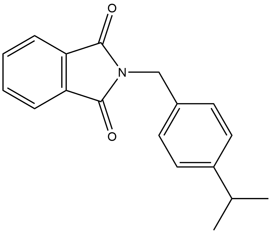 2-[[4-(1-Methylethyl)phenyl]methyl]-1H-isoindole-1,3(2H)-dione Structure