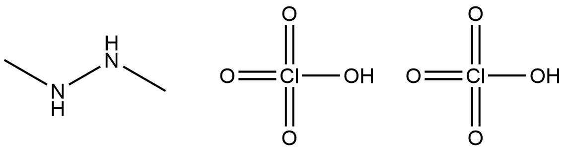 Hydrazine, 1,2-dimethyl-, perchlorate (1:2) (ACI) Structure