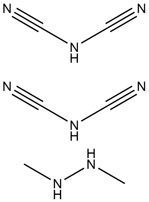 Cyanamide, N-cyano-, compd. with 1,2-dimethylhydrazine (2:1) (ACI) Structure