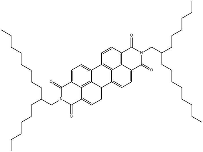 Anthra[2,1,9-def:6,5,10-d'e'f']diisoquinoline-1,3,8,10(2H,9H)-tetrone, 2,9-bis(2-hexyldecyl)- Structure