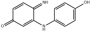 2,5-Cyclohexadien-1-one, 3-[(4-hydroxyphenyl)amino]-4-imino- Structure