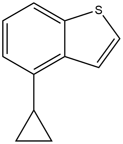 4-cyclopropylbenzo[b]thiophene Structure