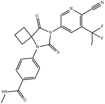 Apalutamide Desfluoro Impurity Structure