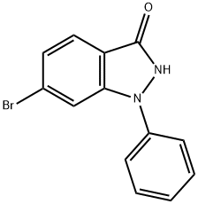 3H-Indazol-3-one, 6-bromo-1,2-dihydro-1-phenyl- Structure