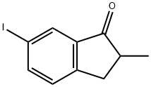 1H-Inden-1-one, 2,3-dihydro-6-iodo-2-methyl- 구조식 이미지