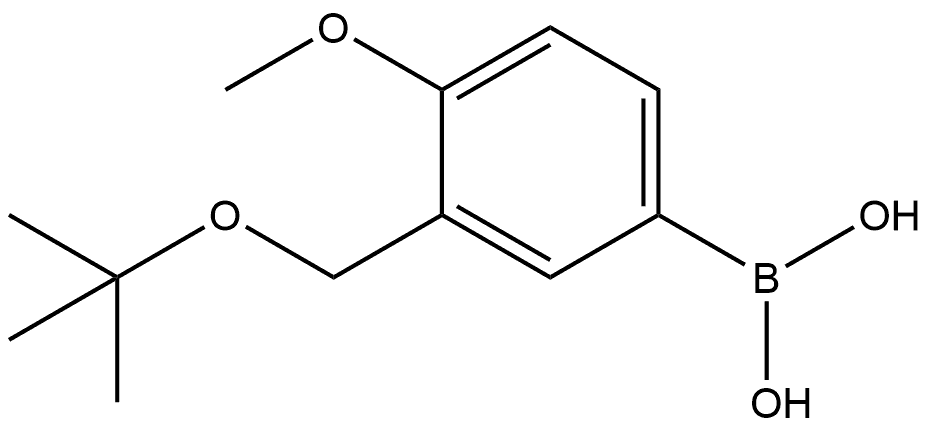 B-[3-[(1,1-Dimethylethoxy)methyl]-4-methoxyphenyl]boronic acid Structure