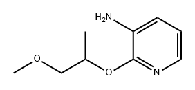 3-Pyridinamine, 2-(2-methoxy-1-methylethoxy)- Structure