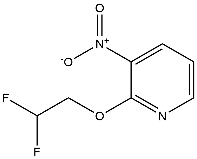 2-(2,2-difluoroethoxy)-3-nitropyridine Structure