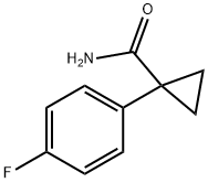 1-(4-FLUOROPHENYL)CYCLOPROPANE-1-CARBOXAMIDE Structure