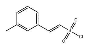 Ethenesulfonyl chloride, 2-(3-methylphenyl)-, (1E)- 구조식 이미지