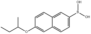 (6-(Sec-butoxy)naphthalen-2-yl)boronic acid Structure