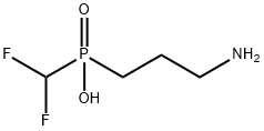 Phosphinic acid, P-(3-aminopropyl)-P-(difluoromethyl)- Structure
