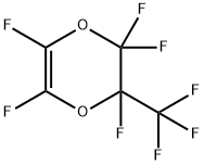 1,4-Dioxin, 2,2,3,5,6-pentafluoro-2,3-dihydro-3-(trifluoromethyl)- Structure