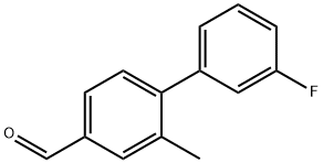 3'-Fluoro-2-methyl-[1,1'-biphenyl]-4-carbaldehyde Structure