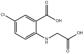 2-(Carboxymethyl-amino)-5-chloro-benzoic acid Structure