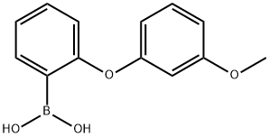 Boronic acid, B-[2-(3-methoxyphenoxy)phenyl]- Structure