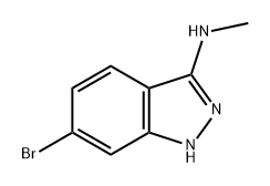 1H-Indazol-3-amine, 6-bromo-N-methyl- Structure