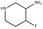 3-Piperidinamine, 4-fluoro- Structure