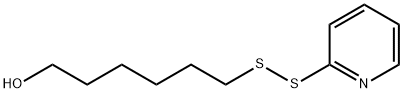 1-Hexanol, 6-(2-pyridinyldithio)- Structure