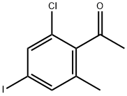 1-(2-Chloro-4-iodo-6-methylphenyl)ethanone Structure