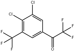 Ethanone, 1-[3,4-dichloro-5-(trifluoromethyl)phenyl]-2,2,2-trifluoro- Structure